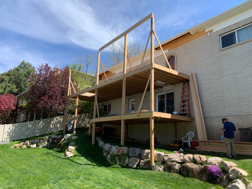 Bountiful 2nd Story Deck — Ogden Handyman, Ogden UT