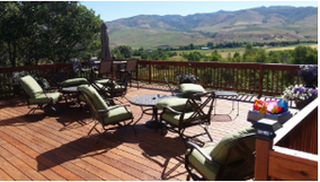 Huntsville Redwood Deck — Ogden Handyman, Ogden UT